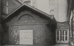 mánes na místě pozdějšího Škodova paláce -  Světozor 03.05.1928 