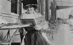 Malíkova kavárna. - Český svět 25.3.1910 