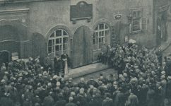 odhalení pamětní desky Šafaříkovi. -  Český svět 15.7.1926 