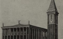 vybraný plečnikův návrh na kostel - Český svět 17.3.1925 