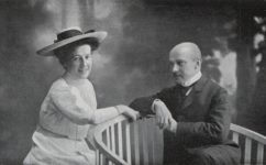 Princenzna Terezie z Lobkovic a její snoubenec hrabě Bruhl.